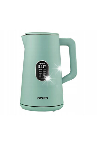 Raven Fierbător electric EC024M 1,5L 1800W Reglare temperatură Verde