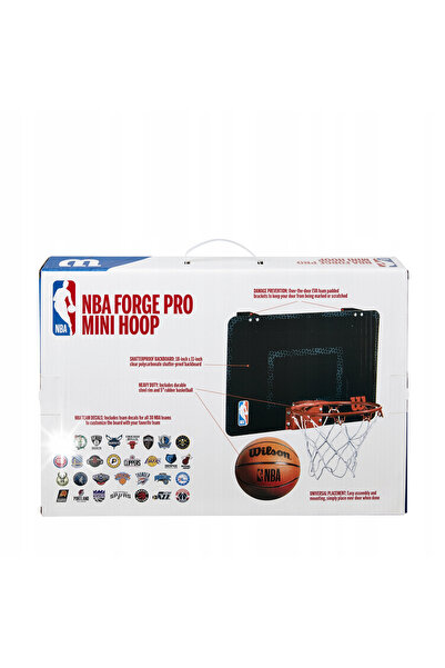 Wilson NBA FORGE MINI COȘ DE BASCET DE UȘĂ + mini MINGE
