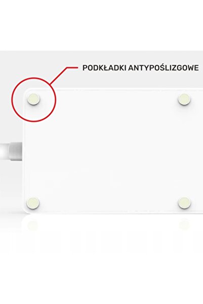 TUYA Prelungitor inteligent cu alimentare, WiFi, 1,5m, 4 prize, 4x USB