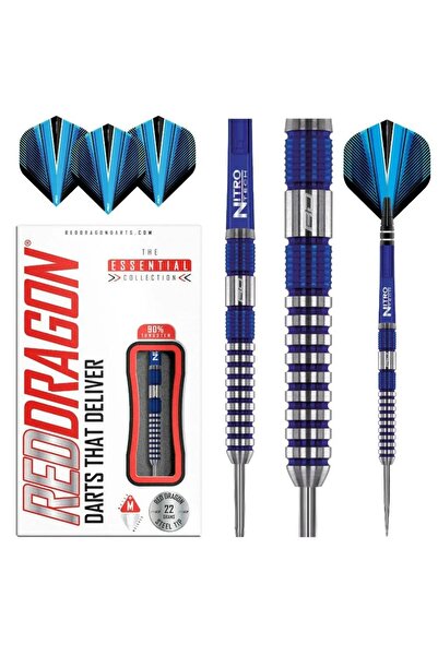 Red Dragon Seria Polaris 22g - Set de săgeți cu vârf de oțel - 90% Tungsten