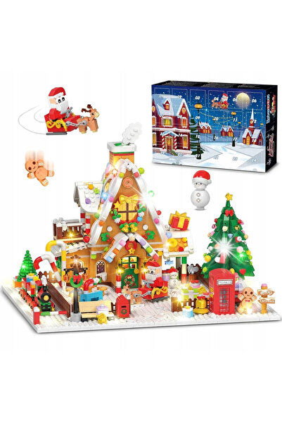 INSOON CALENDAR ADVENT CUBURI CASA DE GINGERBREAD BRADUL DE Craciun MICHAEL L...