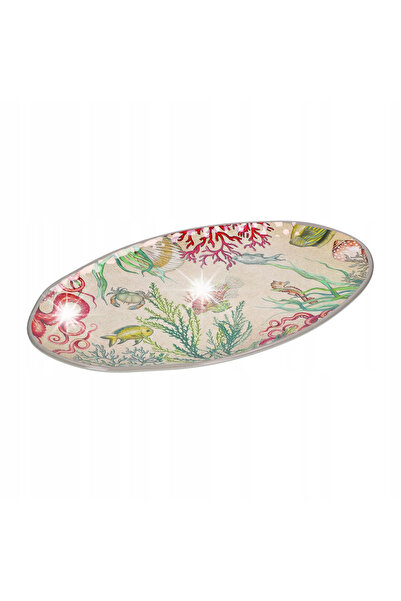 innature Tăviță ovală din melamină 52 x 30 cm ROSE&TULIPANI SEA LIFE