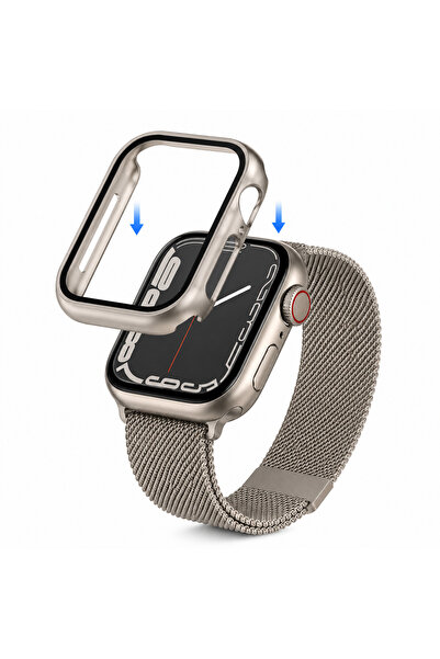 Store Apple Wacht series10/11 46 mm uyumlu kılıf kasa ve ekran koruyucu
