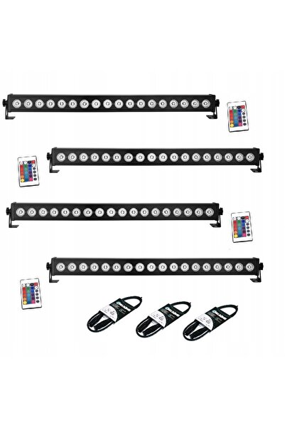 LIGHT4ME Bară luminoasă Wash Bar Pixel Bar 18 LED-uri RGBW IR + Telecomandă