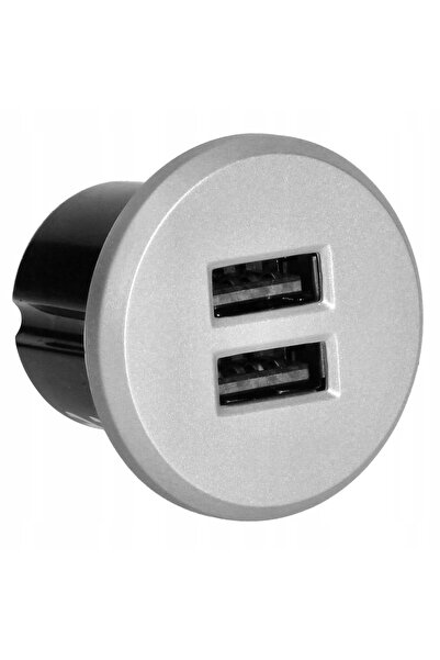 Orno ÎNCĂRCĂTOR 2x USB PENTRU ÎNCORPORARE ÎN BLAT + ALIMENTARE