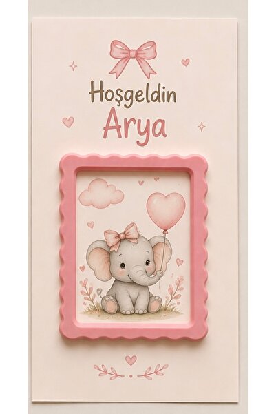 Kal Studio 10’lu Kişiye Özel 3D Baskı Hoş Geldin Bebek Magneti | İsimli Yenid...