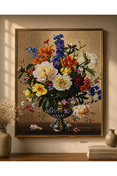DNZt 5D Diamond Painting 50x40 cm Elmas Mozaik Boncuklu Taşlı Goblen Pano Tab...