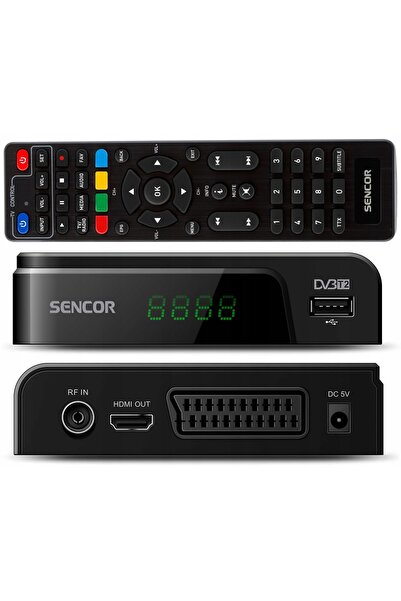 Sencor SDB524T Decodor TUNER televiziune terestră DVB-T2 H265 HEVC USB HDMI