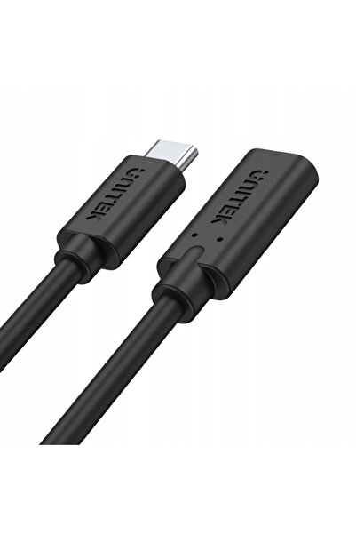 Unitek Cablu prelungitor USB Tip C - USB Tip C PD 100W C14086BK 1m Negru