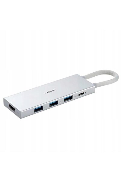 Xiaomi Hub USB 5-în-1 Type-C HDMI USB 3.0 suportă 4K PD3.0