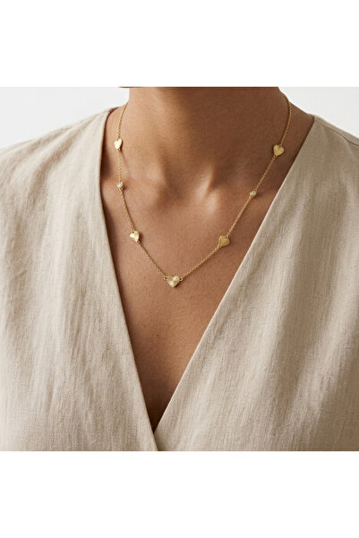 İris Jewelrys Çelik Salori Gold Kolye