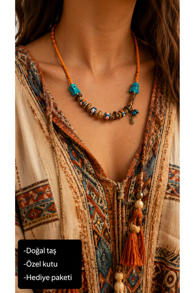 HER ŞEY NOTA www.herseynota.com Natural Stone Desert Breeze Turquoise and Eth...
