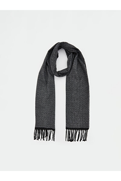 LC Waikiki Özmarka New Season Tassel Detailed Patterned Men's Scarf