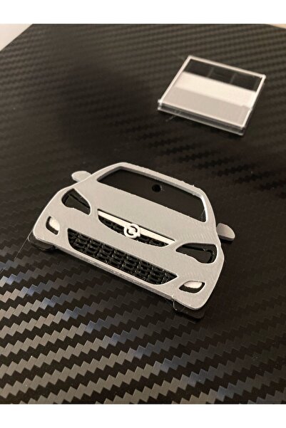 GF3D طباعة ثلاثية الأبعاد - سلسلة مفاتيح بتصميم الرؤية الأمامية لسيارة أوبل أ...