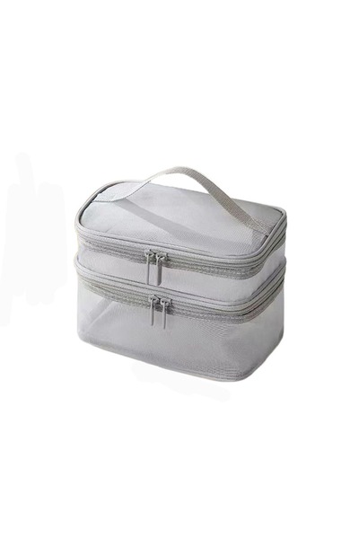 Choice10 grey-2 layer 2/3 Layer Portable Transparent Mesh Travel Bag Large Ca...