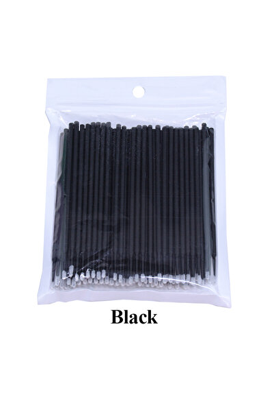Choice13 100pcs Black 100PCS/Bottle Eyelash Extension Micro Cleaning Swabs In...