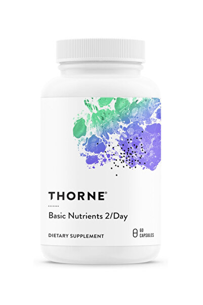 Thorne Supplement, Basic Nutrients 2/Day - Comprehensive Daily Multi-Vitamin ...