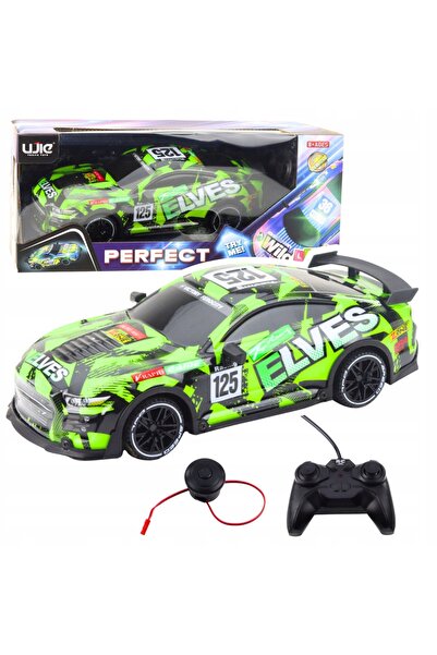 LeanToys Mașină sport telecomandată verde