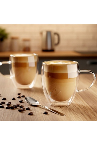 Vilde SET PAHARE TERMICE DE CAFEA CU PERETE DUBLU 320ML 2 BUCĂȚI