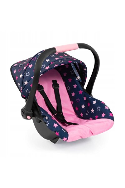 Bayer Design Scaun auto pentru păpuși cu parasolar, bleumarin-roz 67916AA 79168