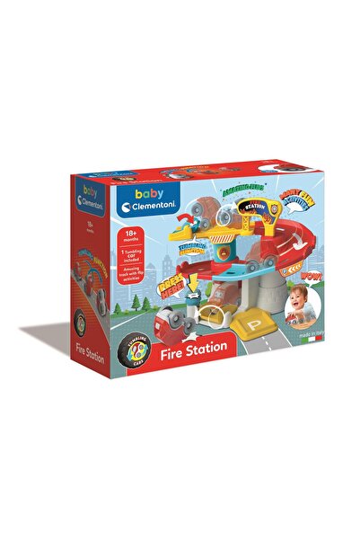 CLEMENTONI BABY REMIZA Mașini de pompieri reversibile jucărie +18 luni