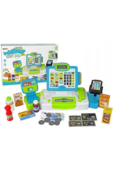 LeanToys Casă de marcat plastică pentru copii