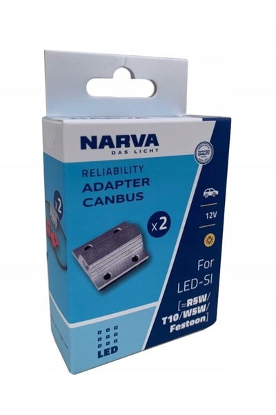 narvara Modul adaptor NARVA filtru CANBUS LED W5W fără eroare de lampă stricată