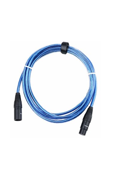 Pronomic XFXM-Blue-2.5 Cablu microfon XLR 2,5 m Albastru metalic