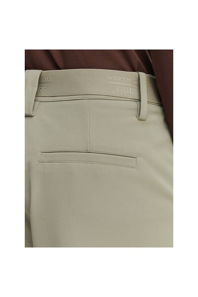 Guess Pantaloni de damă din material textil W6GB01W1416 Kaki