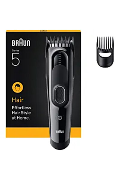 Braun Aparat de tuns seria 5 HC 5510, reîncărcabil, autonomie 50 min, Negru