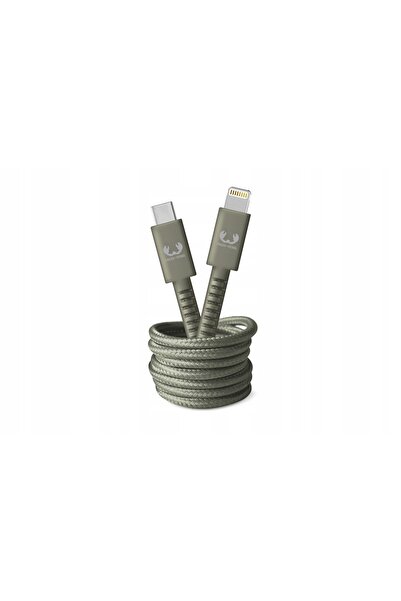 NO BRAND Cablu USB-C - Lightning FRESH N REBEL Verde 2m