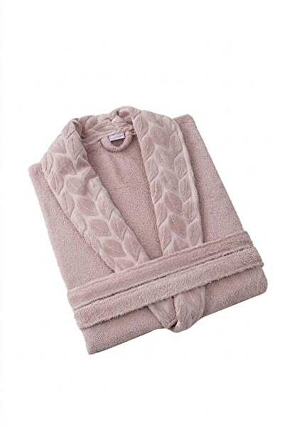 Nurpak Hazal Single Bathrobe 100% Cotton High Water Absorbent Soft Textured B...