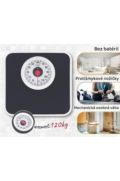 adler Cântar mecanic AD 8178 Maxim 120 KG