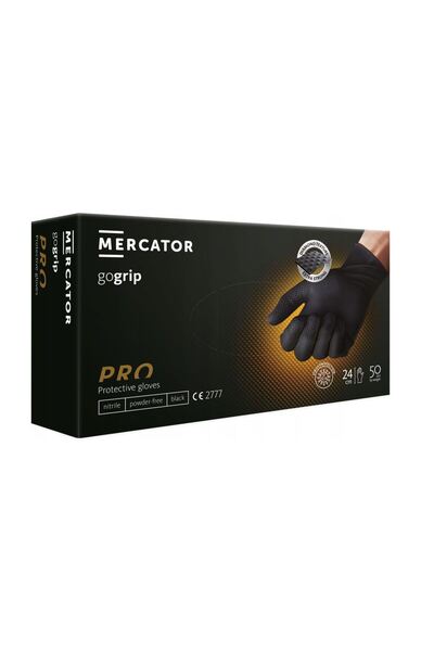 Mercator Gloves Gogrip Nitrile (Black) XXL