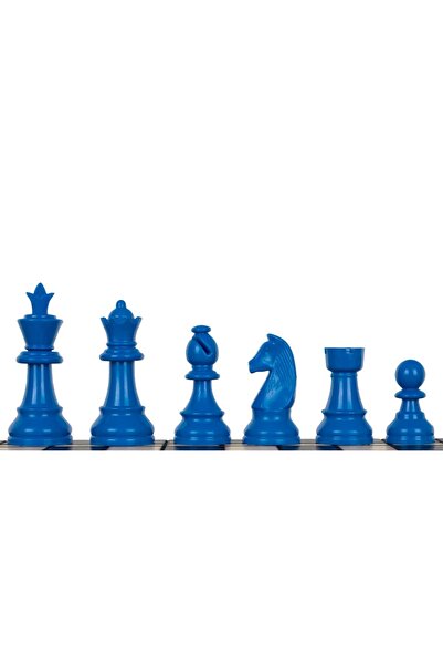 Sunrise Chess & Games Staunton Chess Pieces 6 Chess Pieces, Plastic (King 95 ...
