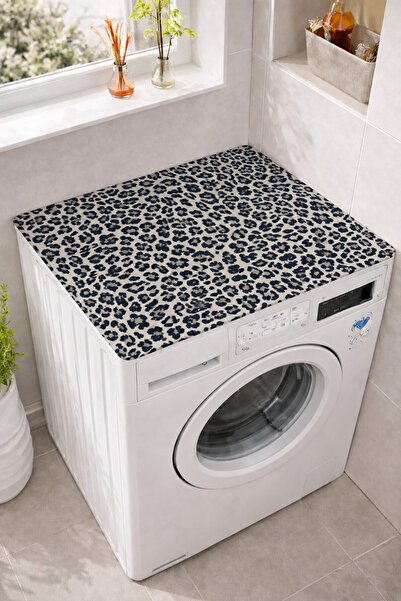 Paris Home Leopard Patterned Laundry Dishwasher Cover – Dust and Dirt Protect...