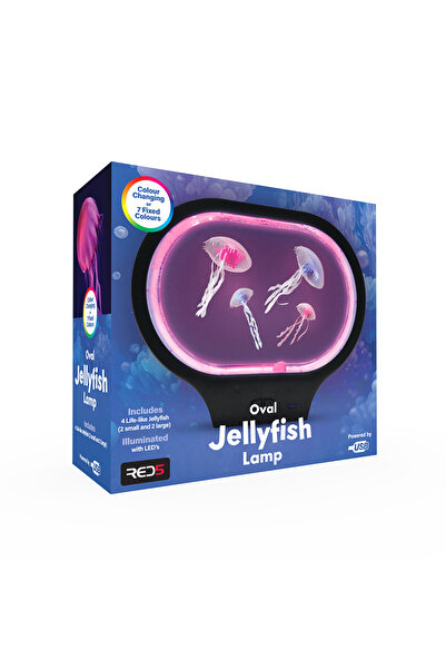 OEM The Source Oval Jellyfish Lamp – Οβαλ Φωτιστικό LED με τέσσερις χαριτωμέν...