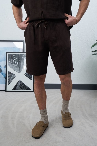 duo fideles Men's Linen Shorts