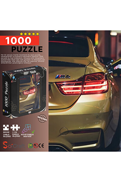 Soi Craft 1000 Parça Puzzle M4 Spor Araba #6533