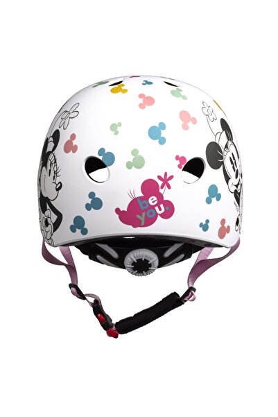 Seven Cască de bicicletă DISNEY Mickey și Minnie Albă Pentru Copii (mărimea M)