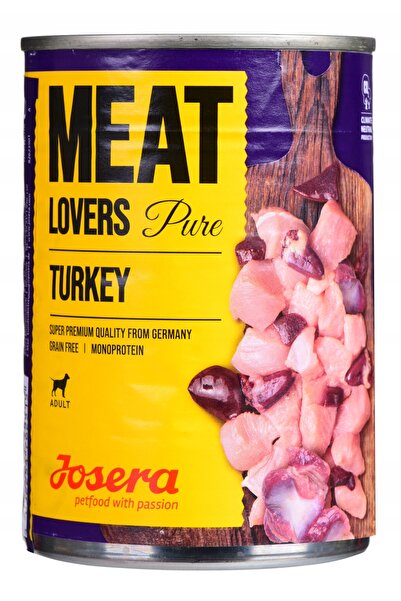 NO BRAND Hrana pentru caini JOSERA Meat Lovers Pure Indyk 400 g