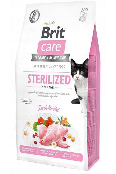 NO BRAND Hrană pentru pisici BRIT CARE Fără cereale Sterilizat Sensibil Iepur...