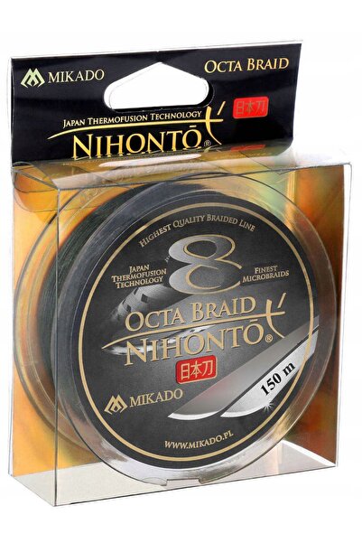 Mikado Plecionka Nihonto Octa Braid 0.14 mm / 150 m Verde