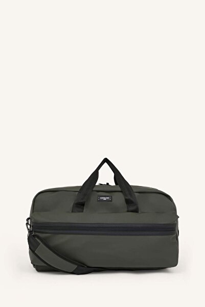DeFacto Faux Leather Khaki Sports and Travel Bag I3615Axns