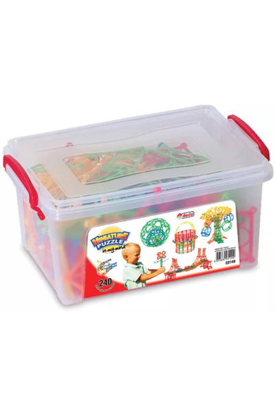 DEDE Masinute SET CONSTR. PUZZLE IN MINIATURA 240 PCS
