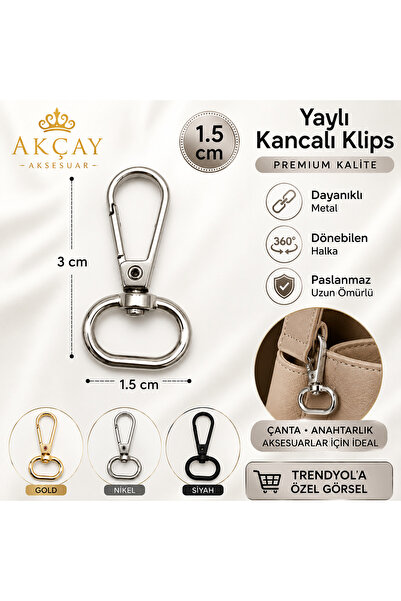Akçay Aksesuar 1.5 Cm Kanca 1 Adet