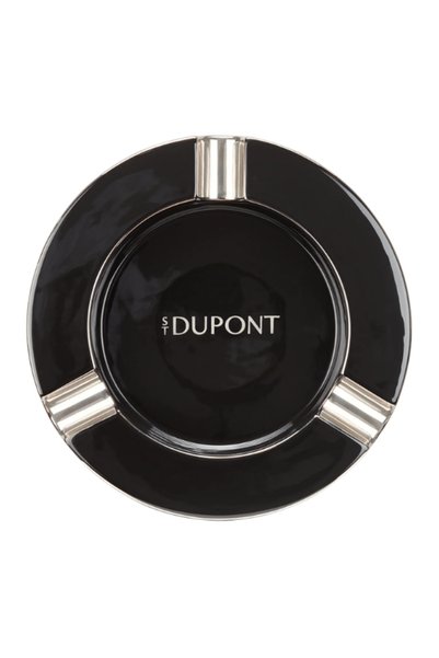 S.T. Dupont Siyah Beyaz Porselen Üçlü Puro Küllüğü 6727 TR9909