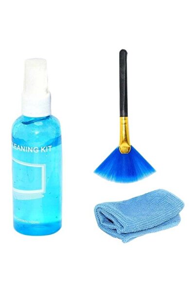 Handboss 3-Piece Clean Pro Multi-Purpose LCD Cleaning Kit Blue/Black/Gold