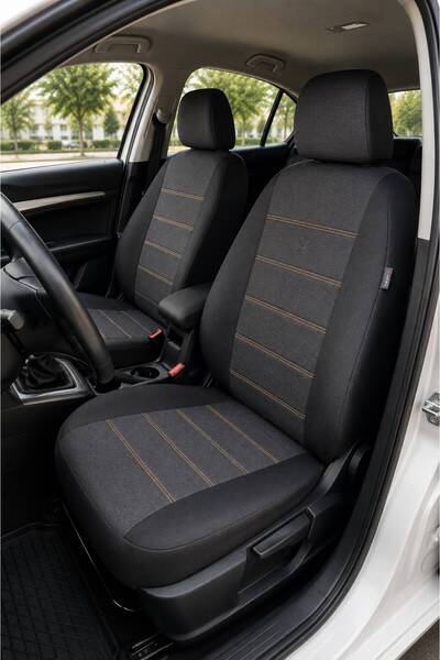 NEW DECO Tofaş Doğan SLX Uyumlu Oto Koltuk Kılıfı Tam Set Airbag Uyumlu 4 Mev...