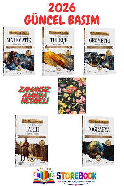 Bilgi Sarmal Yayınları TYT Maarif Matematik+Geo+Türkçe+Tarih ve Coğrafya Soru...